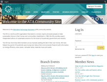 Tablet Screenshot of community.ata.org.au